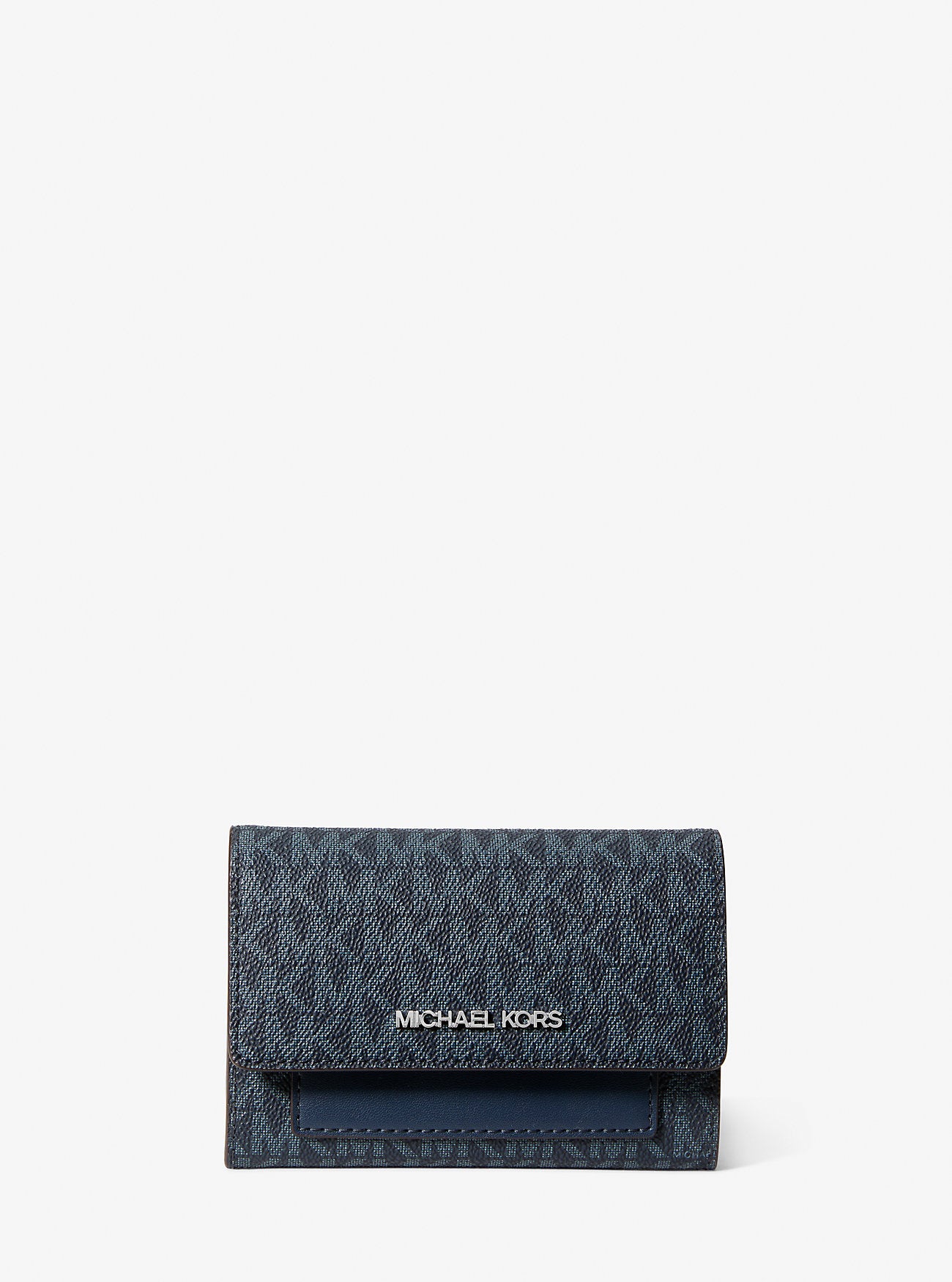 Jet Set Medium Signature Logo 2-in-1 Wallet Admiral Admiral