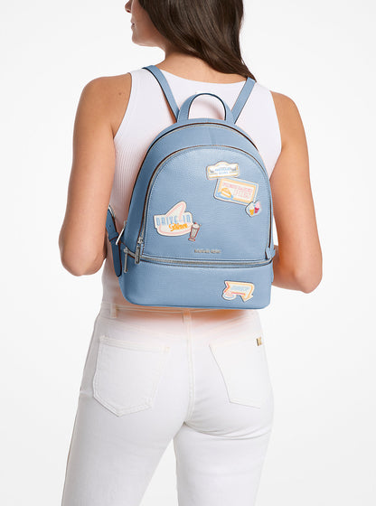 Rhea Medium Embellished Backpack Light Sky Light Sky