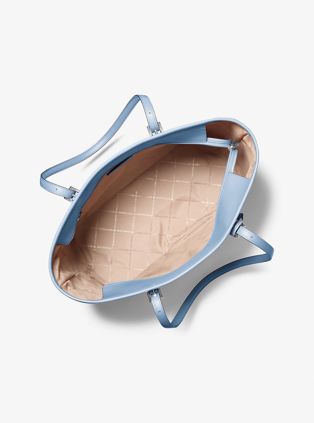 Jet Set Large Printed Signature Logo Tote Bag Light Sky Light Sky