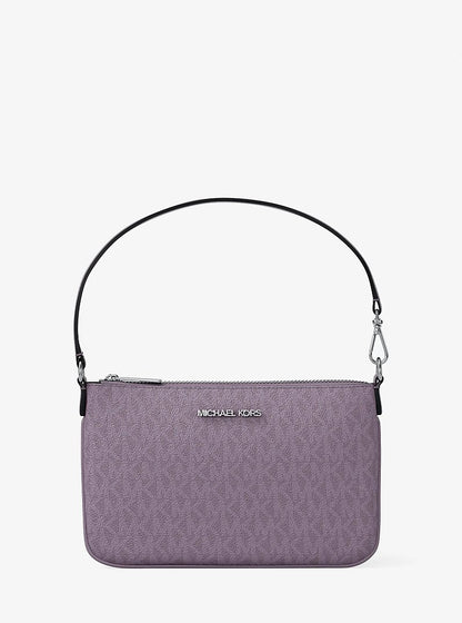 Jet Set Small Signature Logo Convertible Wristlet Lilac Lilac