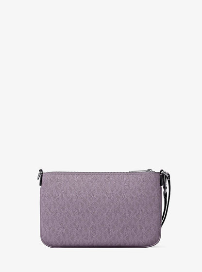 Jet Set Small Signature Logo Convertible Wristlet Lilac Lilac