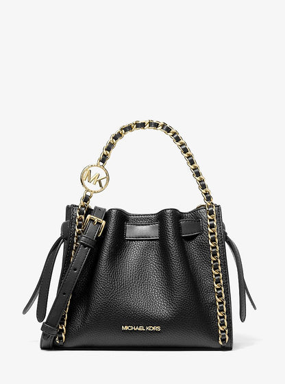 Mina Small Chain Crossbody Bag Black Black