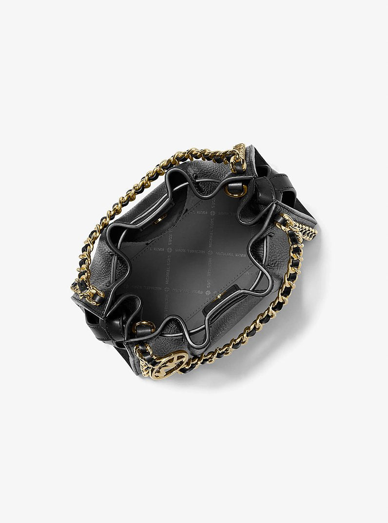 Mina Small Chain Crossbody Bag Black Black