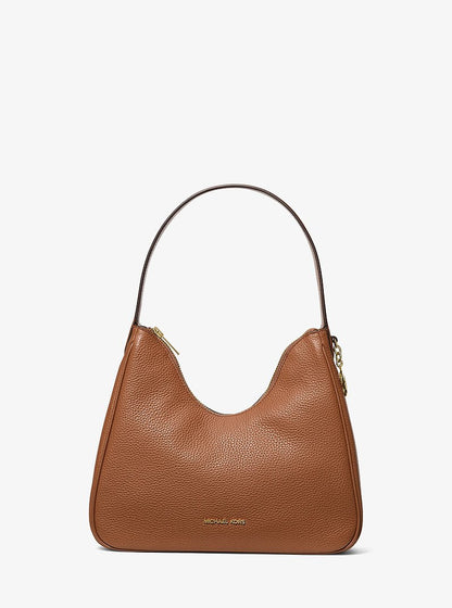 Nayla Small Pebbled Leather Hobo Shoulder Bag Luggage Luggage