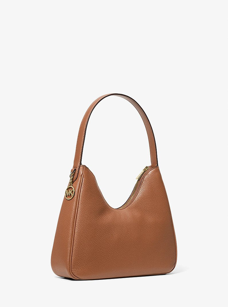 Nayla Small Pebbled Leather Hobo Shoulder Bag Luggage Luggage