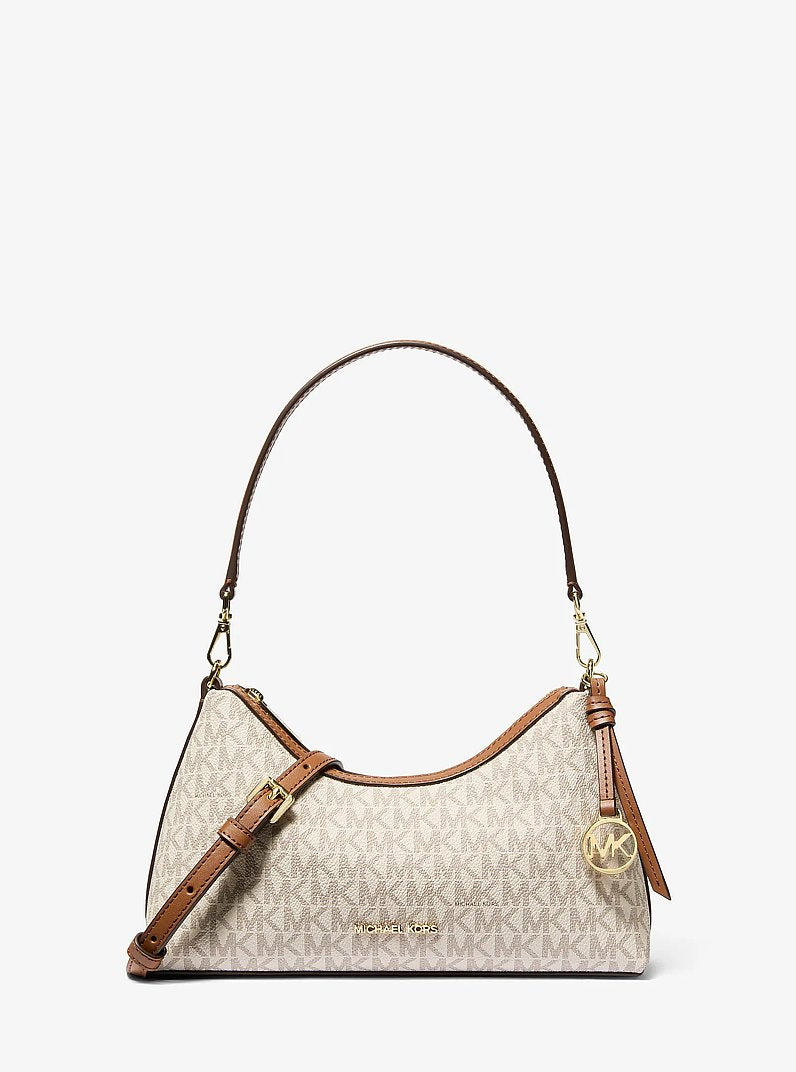 Sammy Small Signature Logo Convertible Crossbody Bag Vanilla Vanilla