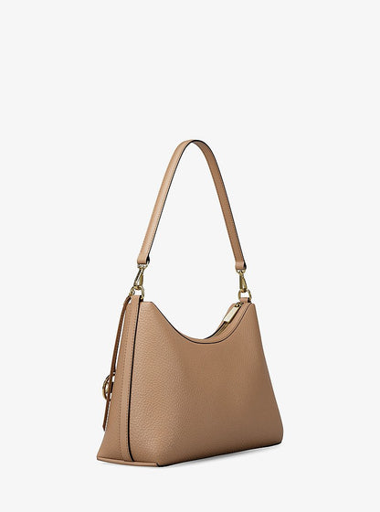 Sammy Medium Pebbled Leather Convertible Shoulder Bag Camel Camel