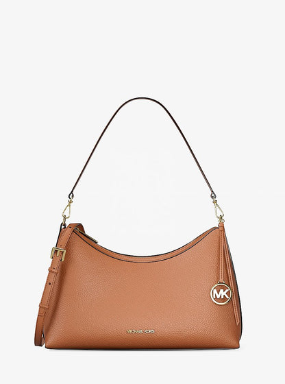 Sammy Medium Pebbled Leather Convertible Shoulder Bag Luggage Luggage