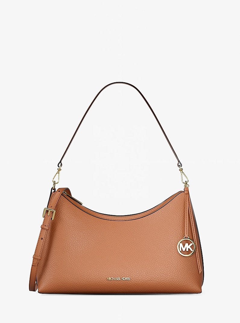 Sammy Medium Pebbled Leather Convertible Shoulder Bag Luggage Luggage