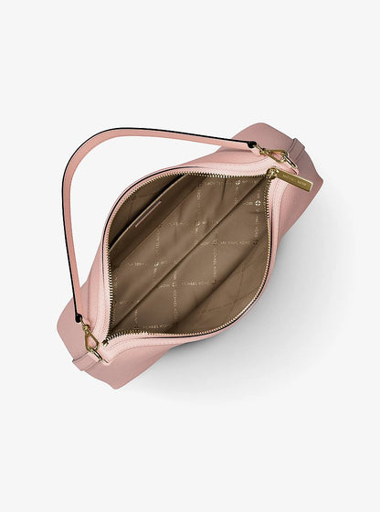 Sammy Medium Pebbled Leather Convertible Shoulder Bag Powder Blush Powder Blush