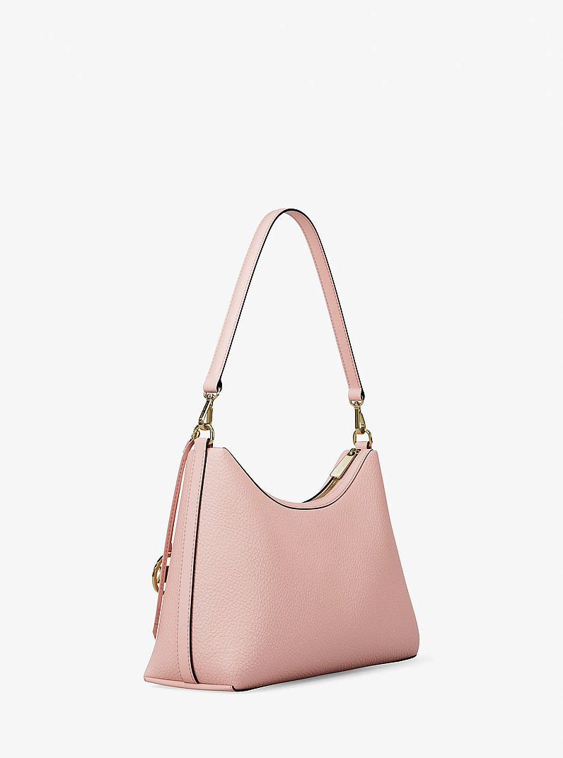 Sammy Medium Pebbled Leather Convertible Shoulder Bag Powder Blush Powder Blush