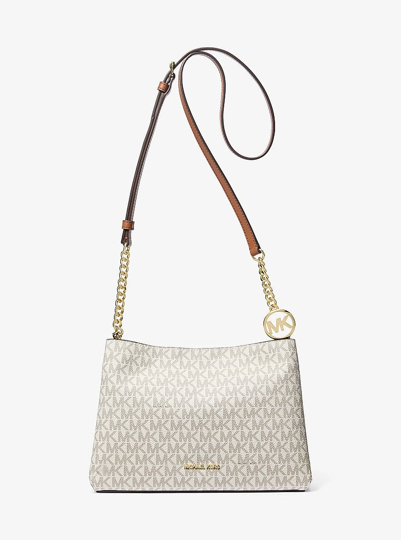 Christina Small Signature Logo Crossbody Bag Vanilla Vanilla