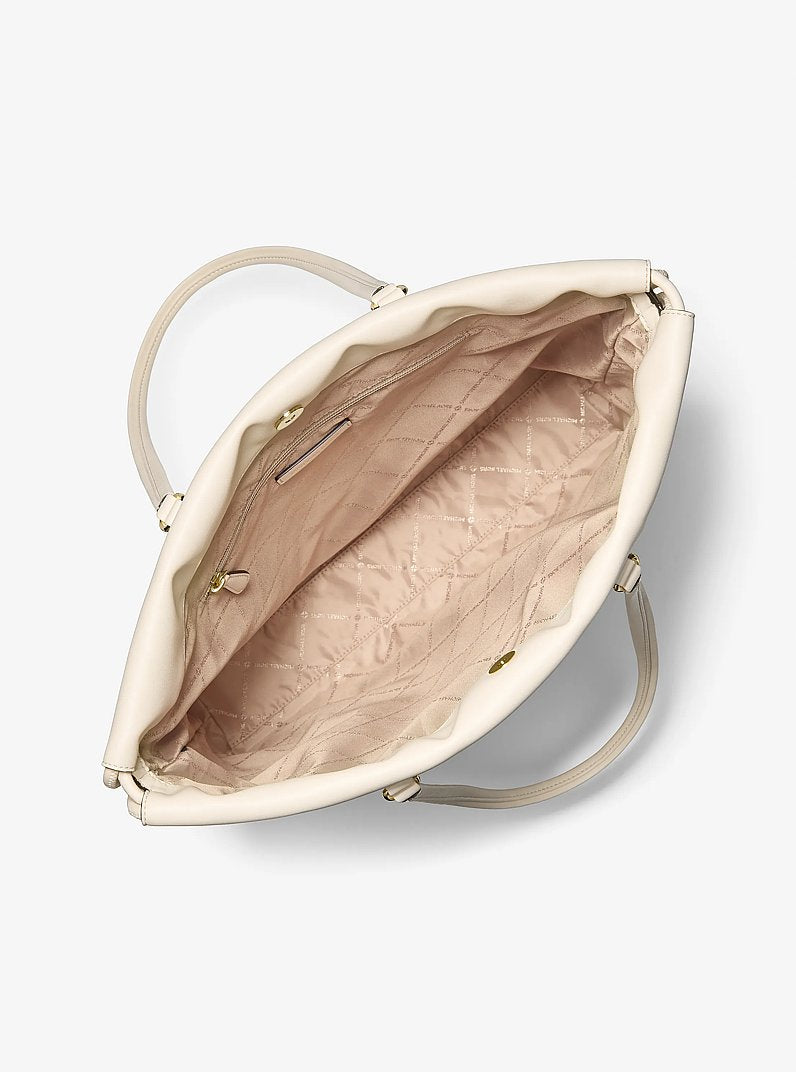 Matilda Large Cinch Tote Bag Lt Cream Lt Cream