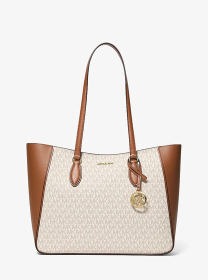 Jet Set Travel Large Signature Logo 3-in-1 Tote Bag Vanilla Vanilla