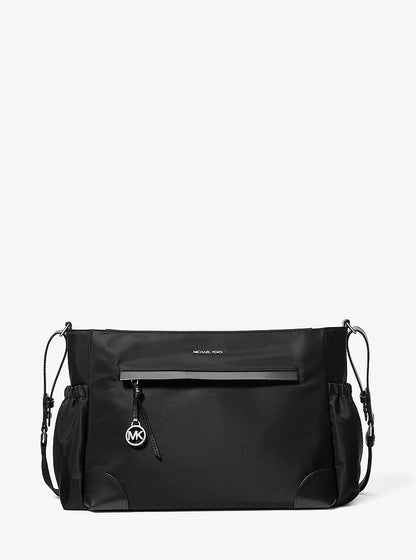 Prescott Large Nylon Diaper Bag Black Black