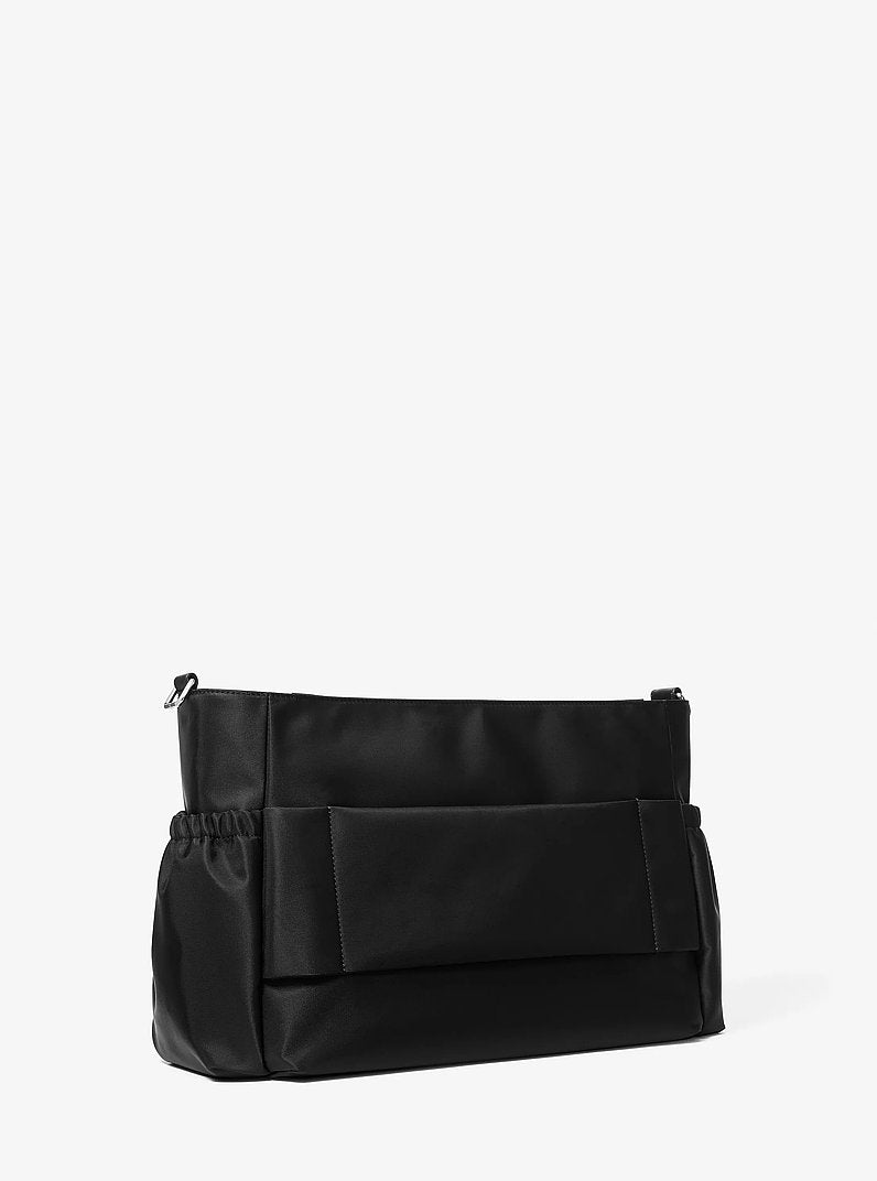 Prescott Large Nylon Diaper Bag Black Black
