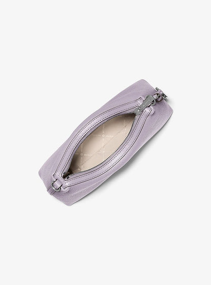 Sammy Small Pebbled Leather Convertible Crossbody Bag Lilac Lilac
