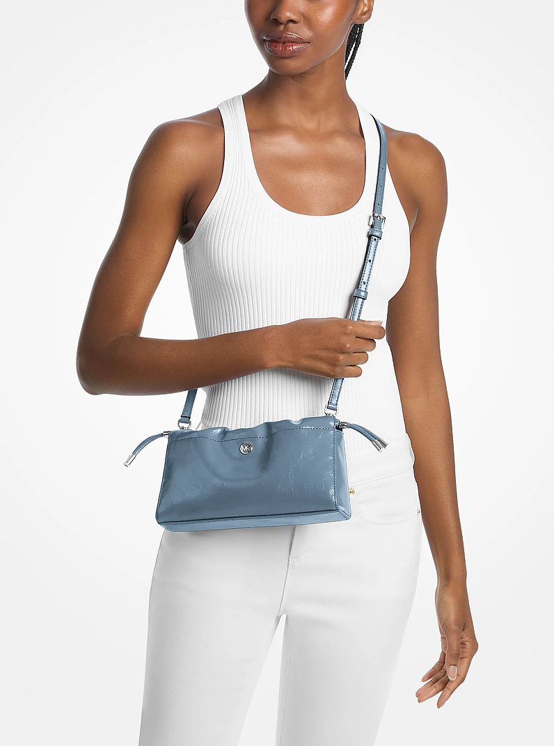 Matilda Small Cinched Crossbody Bag Denim Denim