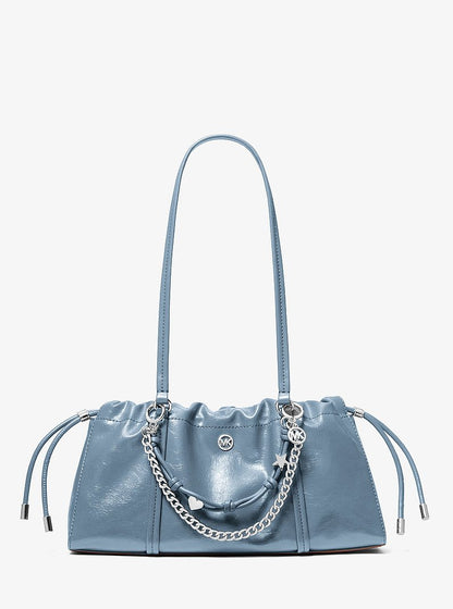Matilda Small Cinched Shoulder Bag Denim Denim