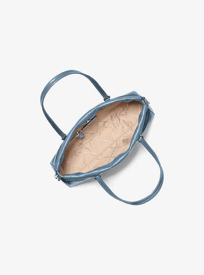 Matilda Small Cinched Shoulder Bag Denim Denim