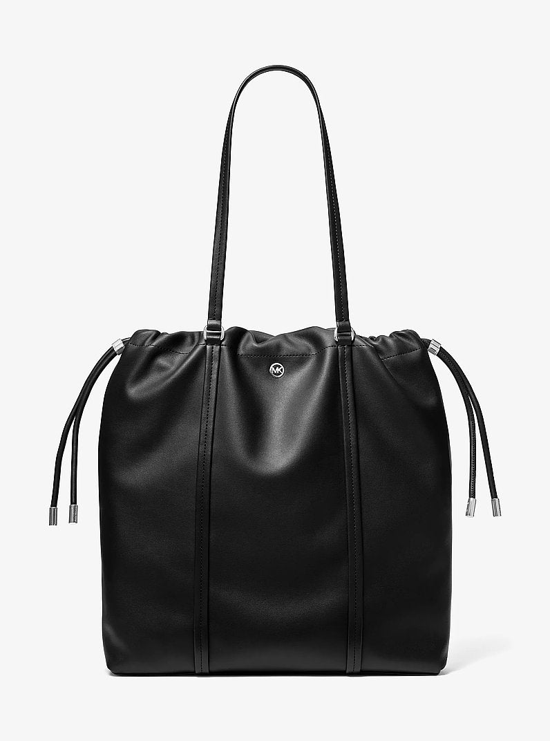 Matilda Large Cinch Tote Bag Black Black