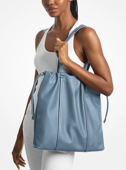 Matilda Large Cinch Tote Bag Denim Denim