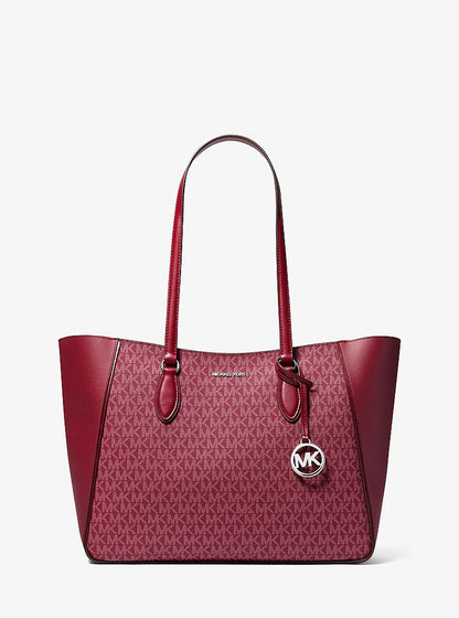 Jet Set Travel Large 3-in-1 Signature Logo Tote Bag Maroon Maroon