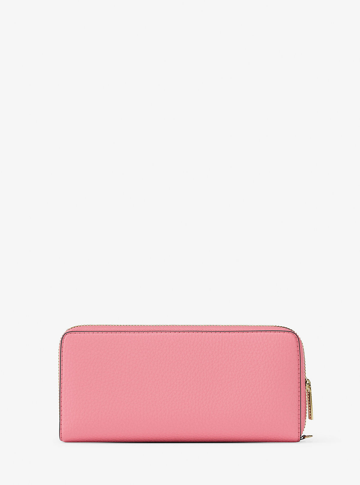 Jet Set Travel Large Pebbled Leather Wristlet Carnation Carnation