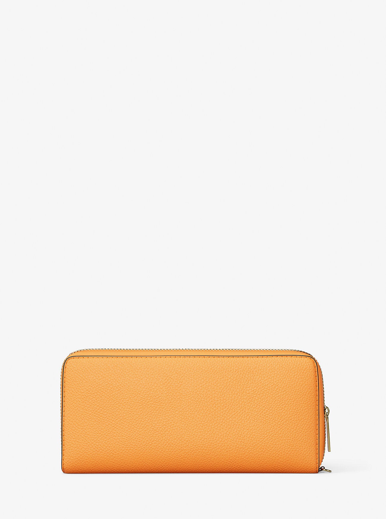 Jet Set Travel Large Pebbled Leather Wristlet Pop Orange Pop Orange