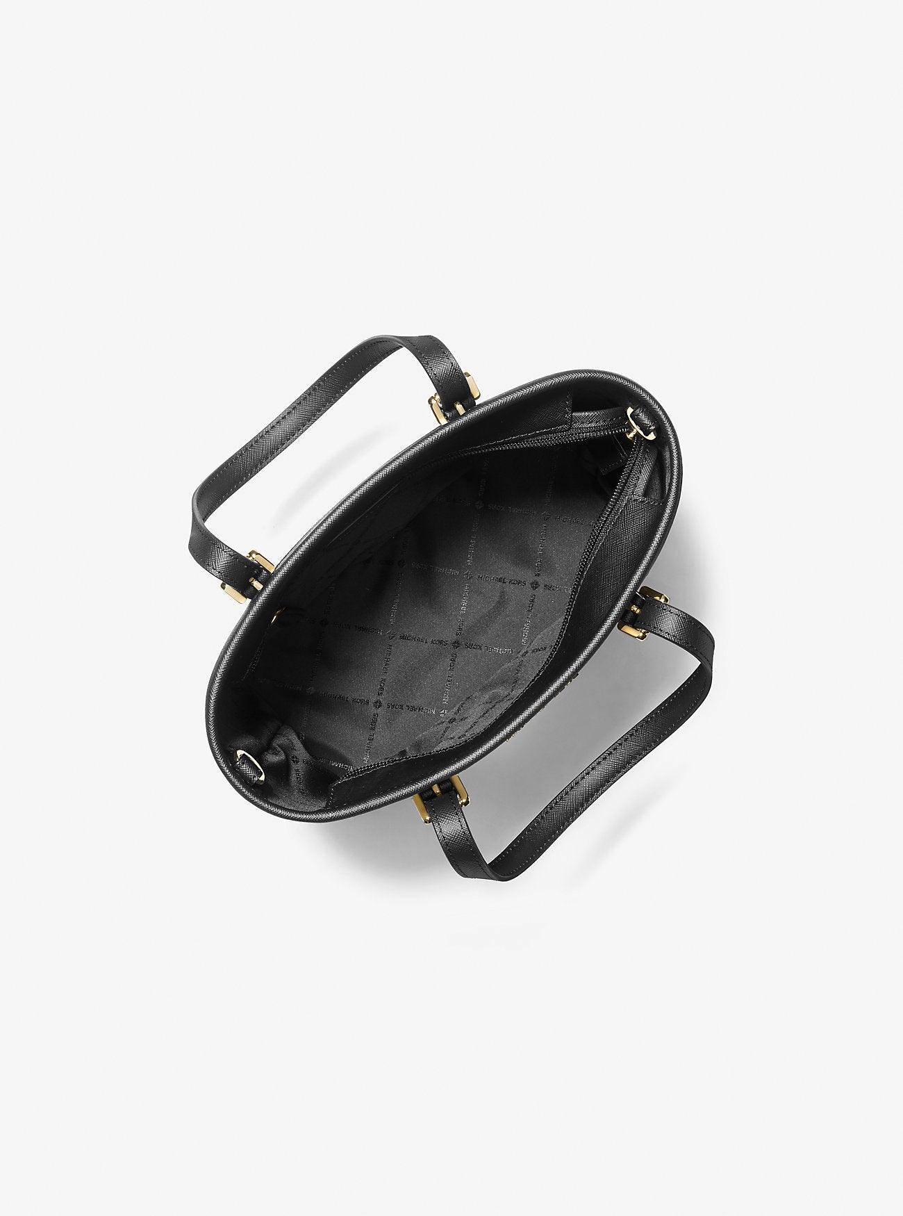 Jet Set Travel Extra-Small Logo Top-Zip Tote Bag Black Black