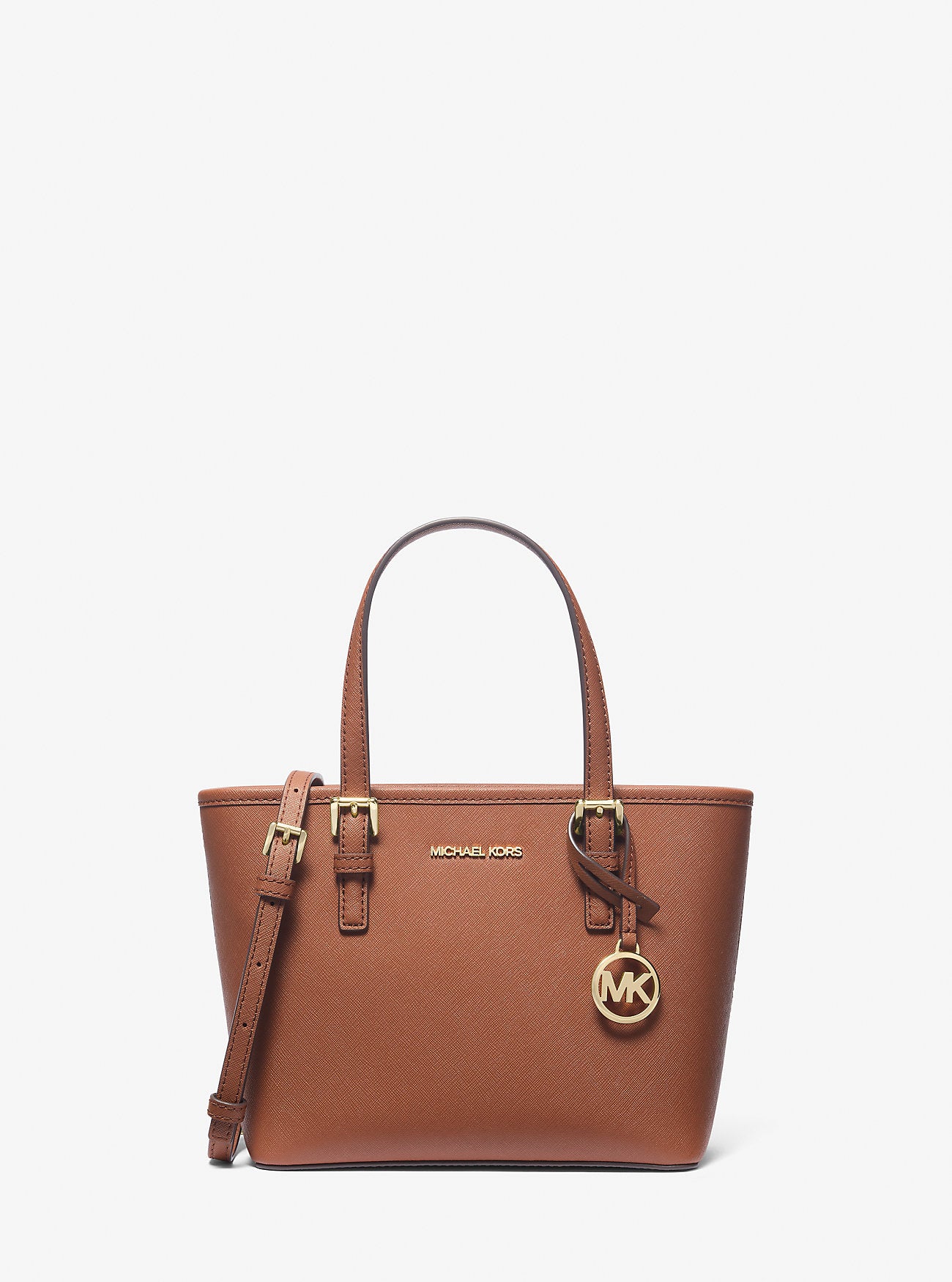 Jet Set Travel Extra-Small Saffiano Leather Top-Zip Tote Bag Luggage Luggage