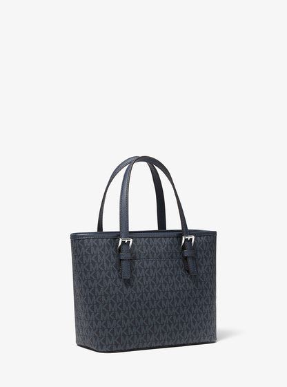 Jet Set Travel Extra-Small Logo Top-Zip Tote Bag Admiral Admiral