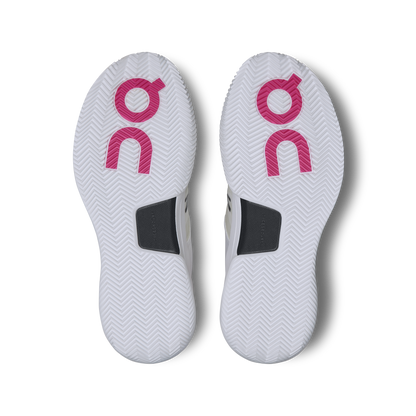 on running the roger pro 2 clay white pink (women's)