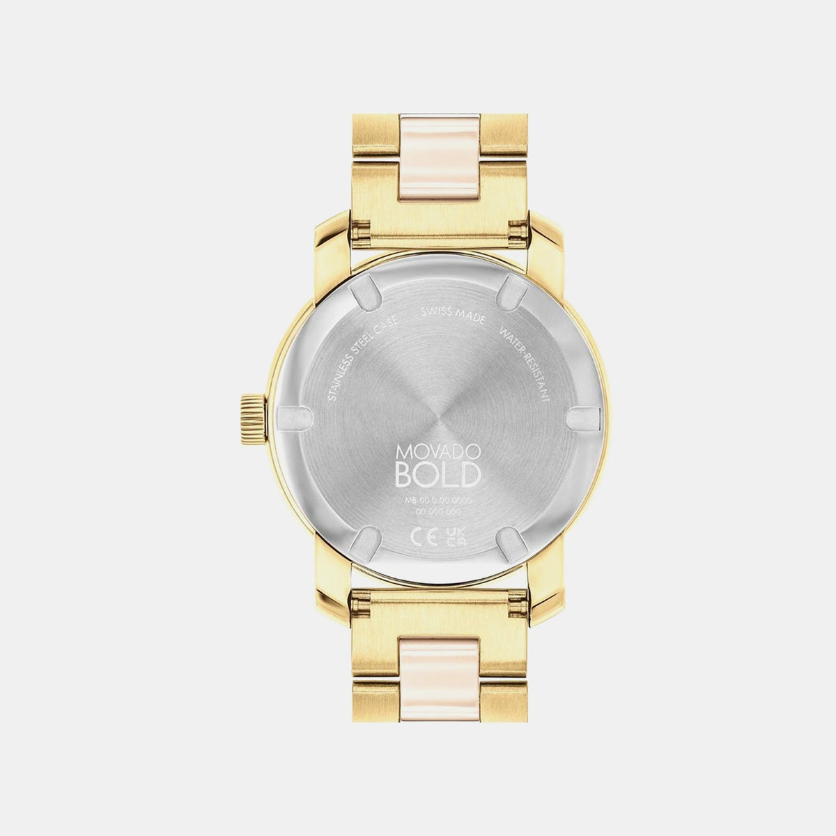 Movado Bold Iconic Women Quartz Beige Dial Analog Stainless Steel Watch 3600800