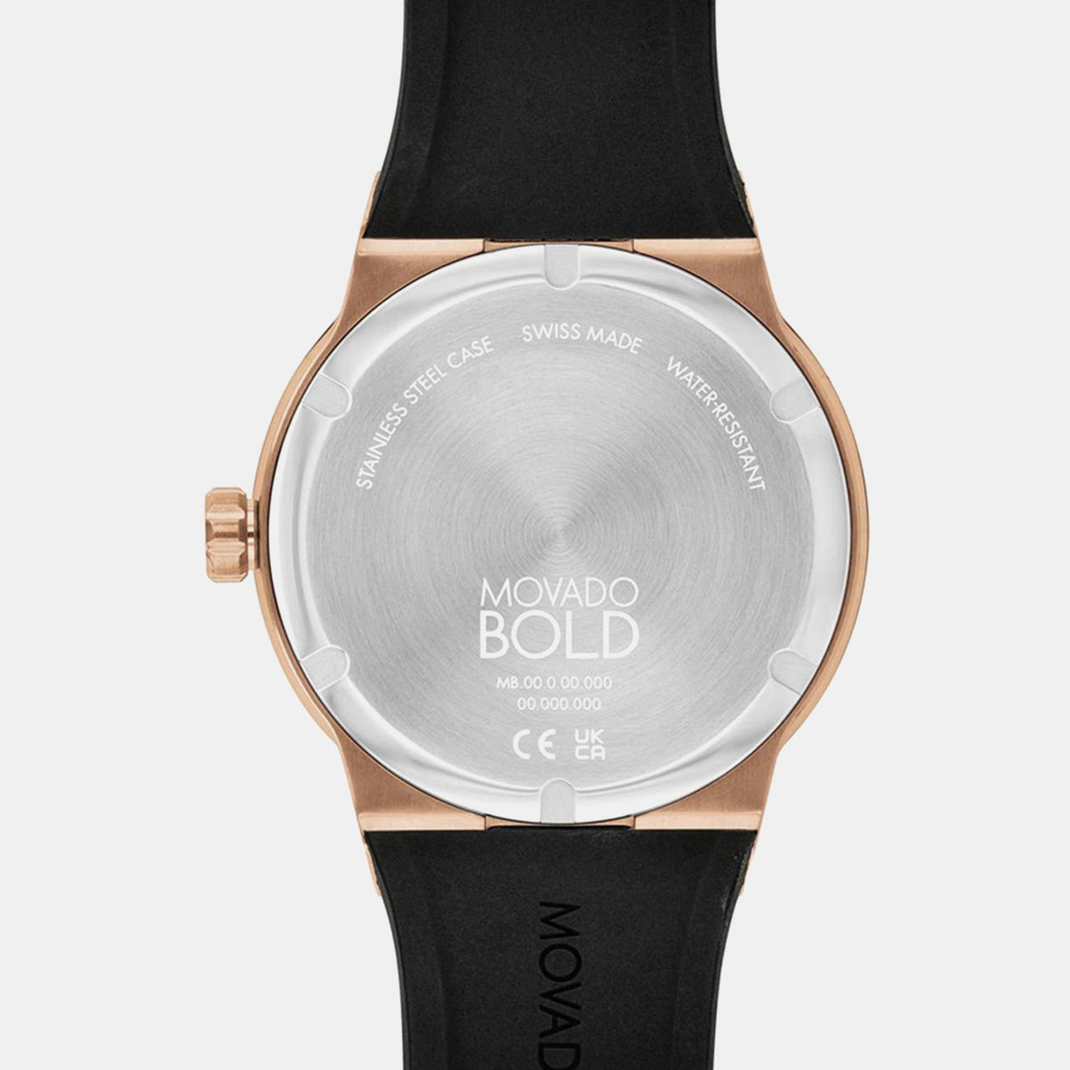 Movado Bold Fusion Men Quartz Black Dial Analog Stainless Steel Watch 3600851
