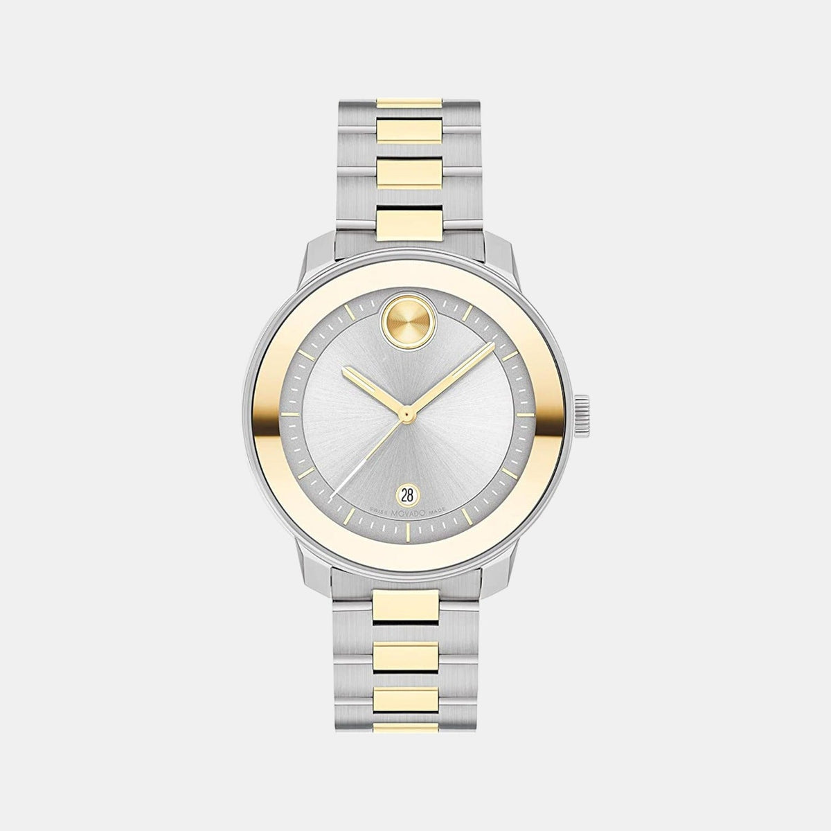 Movado Bold Verso Women Quartz Silver Dial Analog Stainless Steel Watch 3600870