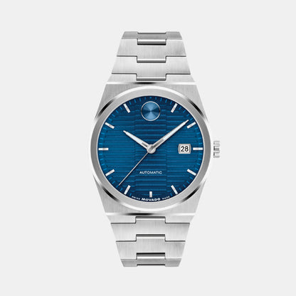 Movado Bold Quest Men Automatic Blue Dial Analog Stainless Steel Watch 3600940