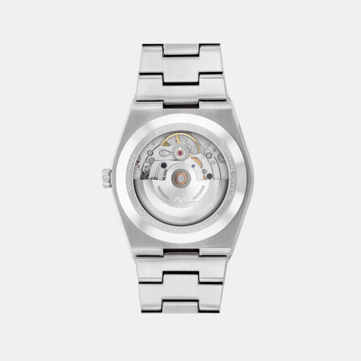 Movado Bold Quest Men Automatic Black Dial Analog Stainless Steel Watch 3600941