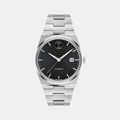 Movado Bold Quest Men Automatic Black Dial Analog Stainless Steel Watch 3600941