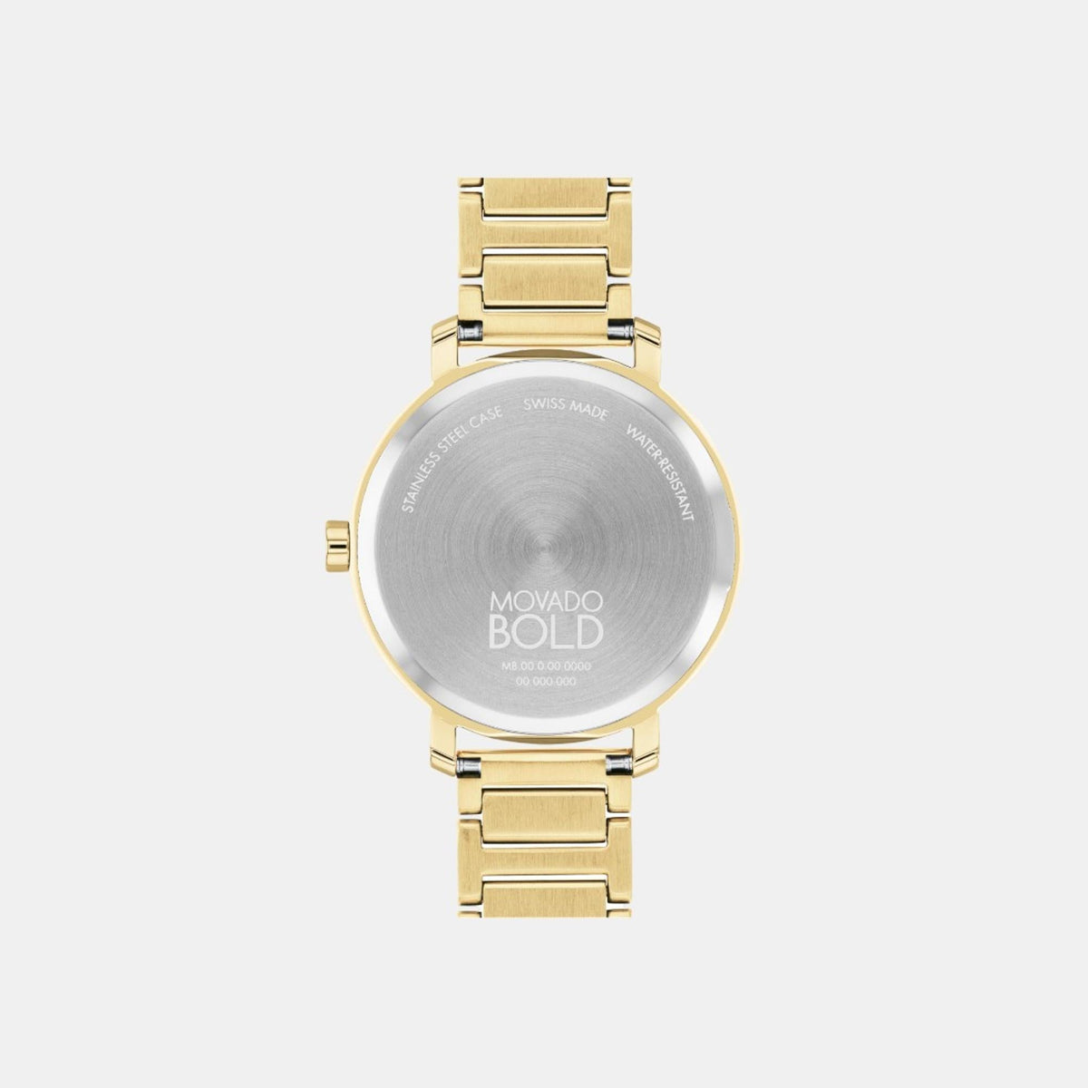 Movado Bold Evolution Women Quartz Gold Dial Analog Stainless Steel Watch 3601104