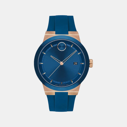 Movado Bold Fusion Men Quartz Blue Dial Analog Ceramic Watch 3601140