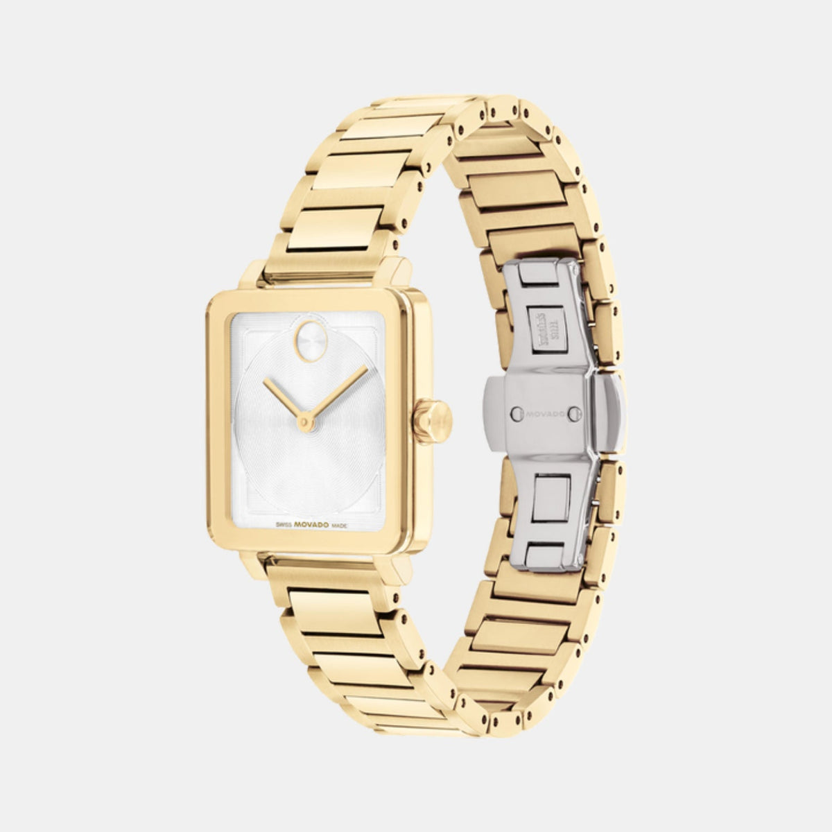 Movado Bold Evolution Women Quartz White Dial Analog Stainless Steel Watch 3601165