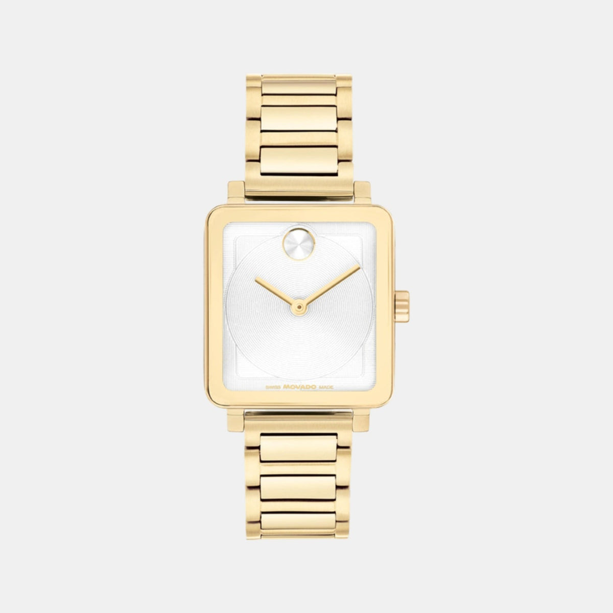 Movado Bold Evolution Women Quartz White Dial Analog Stainless Steel Watch 3601165
