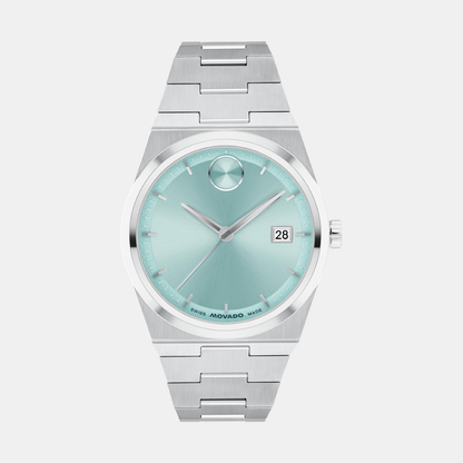 Movado Bold Quest Women Quartz Blue Dial Analog Stainless Steel Watch 3601186