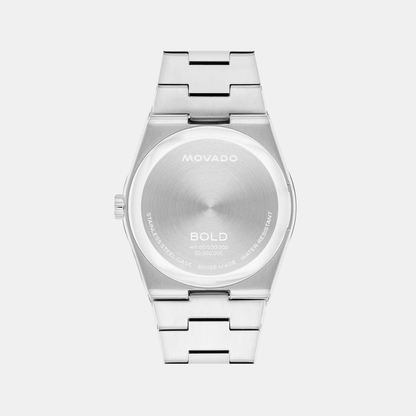 Movado Bold Quest Women Quartz Blue Dial Analog Stainless Steel Watch 3601186
