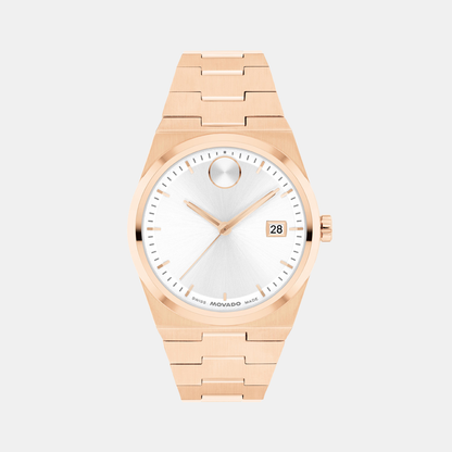 Movado Bold Quest Women Quartz White Dial Analog Stainless Steel Watch 3601188