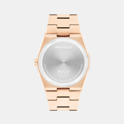 Movado Bold Quest Women Quartz White Dial Analog Stainless Steel Watch 3601188