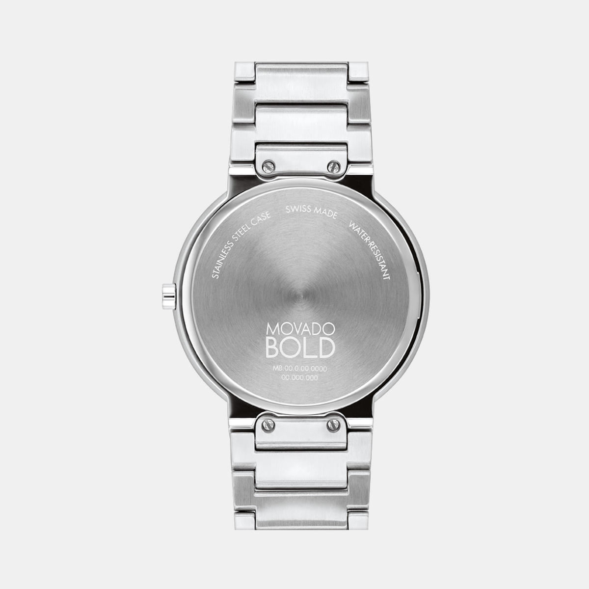 Movado Bold Horizon Men Quartz Blue Dial Analog Stainless Steel Watch 3601201