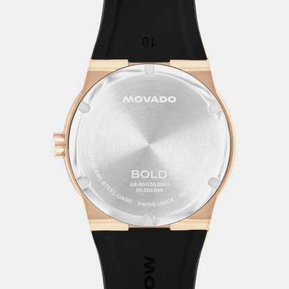 Movado Bold Fusion Men Quartz Burgundy Dial Analog Ceramic Watch 3601214