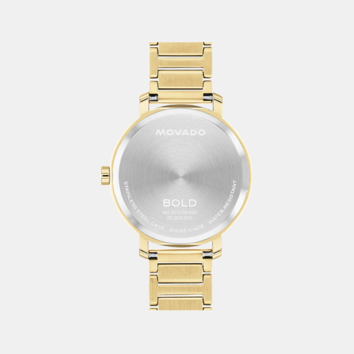 Movado Bold Evolution Women Quartz Gold Dial Analog Stainless Steel Watch 3601218